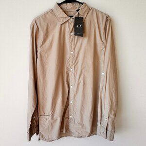 NWT Armani Exchange Button-Up Long Sleeve Shirt